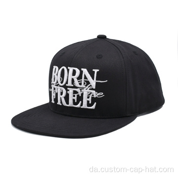 Justerbar broderi Snapback Cap